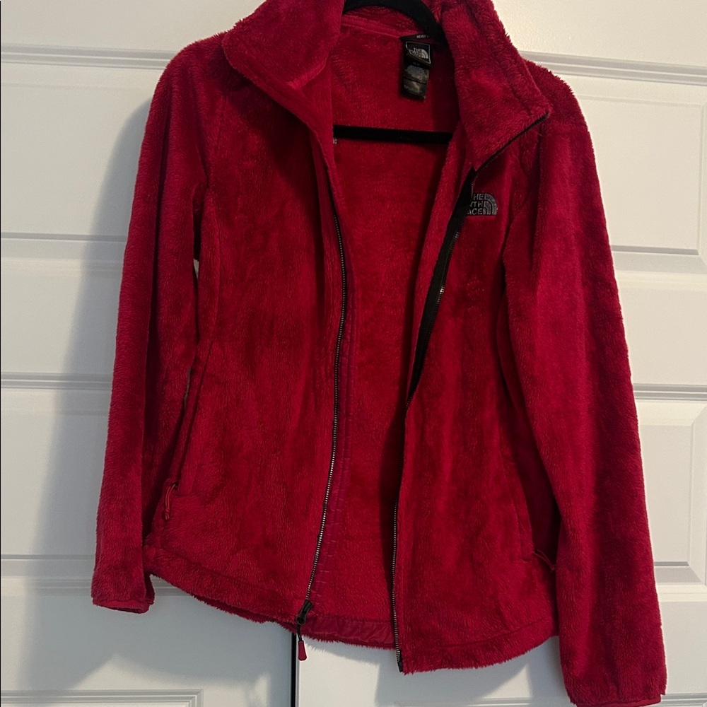 The North Face Women's Vibrant Red/Burgandy Fleece Jacket